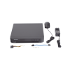dvr 8 canales turbohd + 4 canales ip / 5 megapixel lite 3k lite / audio de dos vías por coaxitron / reconocimiento facial / acusense (evista falsas alarmas) / 1 bahía de disco duro / salida de video en full hd