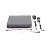dvr 8 canales turbohd + 8 canales ip / 8 megapixel (4k) / audio de dos vías por coaxitron / acusense / reconocimiento facial / 1 bahía de disco duro / salida de video en 4k / h.265+