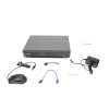 (acusense / evita falsas alarmas) dvr 4 megapixel / 16 canales turbohd + 8 canales ip / 1 bahía de disco duro / audio por coaxitron / salida de vídeo en full hd