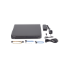 dvr 16 canales turbohd + 16 canales ip / 8 megapixel (4k) / audio por coaxitron / acusense / reconocimiento facial / 2 bahías de disco duro / salida de video en 4k / h.265+ / alarmas i/o