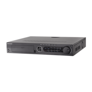 dvr 4k/8mp 16 canales turbohd + 18 canales ip / 4 bahías de disco duro / audio por coaxitron / acusense / 16 entradas de alarma / 2 salida de video independiente