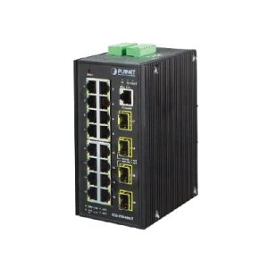 switch administrable industrial 16 puertos gigabit ethernet + 4 sfp
