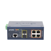 switch industrial administrable capa 2, 4 puertos poe 802.3af/at 10/100/1000t, 2 puertos sfp 100/1000x