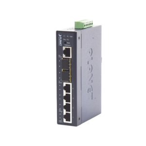 switch industrial administrable capa 2 con 4 puertos 10/100/1000t y 2 puertos sfp 1g/2.5g