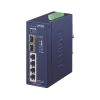 switch poe industrial no administrable de 4 puertos poe 10/100/1000t 802.3at, 2 puertos sfp 10/1000x