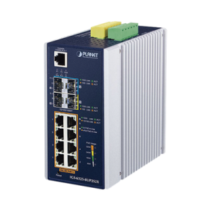 switch industrial administrable capa 3 con 8 puertos gigabit poe 802.3bt, 2 puertos sfp de 1 g/2.5 g, 2 puertos sfp 10 g