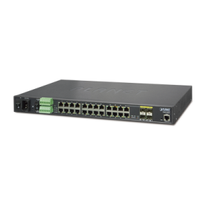 switch industrial administrable 24 puertos 1000mbps con 4 puertos sfp