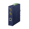 convertidor de medios industrial de 1 puerto ethernet 10/100/1000 base t a 2 puertos sfp 100/1000/2500 base x