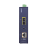 convertidor de medios industrial poe+ 1000base sx a 10/100/1000base t 802.3at (sc,mm) 550 m