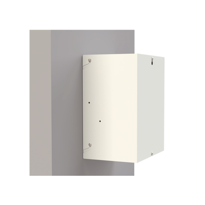 gabinete para resguardo de sirena de 30 w (sf581a o sf581l no incluida). sin placa para tamper. gabinete para resguardo de sirena de 30 w (sf581a o sf581l no incluida). sin placa para tamper.