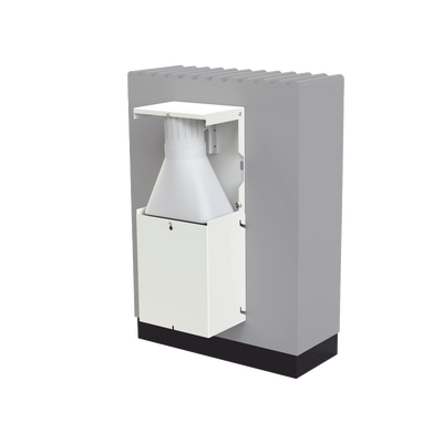 gabinete para resguardo de sirena de 30 w (sf581a o sf581l no incluida). sin placa para tamper. gabinete para resguardo de sirena de 30 w (sf581a o sf581l no incluida). sin placa para tamper.