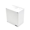 gabinete para resguardo de sirena de 30 w (sf581a o sf581l no incluida), preparación para tamper (no incluido).