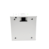 gabinete para resguardo de sirena de 30 w (sf581a o sf581l no incluida), preparación para tamper (no incluido).