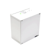 gabinete para resguardo de sirena de 30 w (sf581a o sf581l no incluida), preparación para tamper (no incluido).