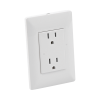 contacto inteligente de pared doble 120, 15a, con supresor de picos tipo a.