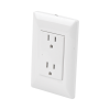 contacto inteligente de pared doble 120, 15a, con supresor de picos tipo a.