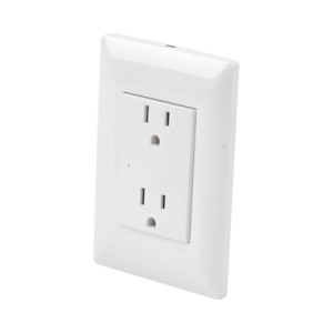 contacto inteligente de pared doble 120, 15a, con supresor de picos tipo a.