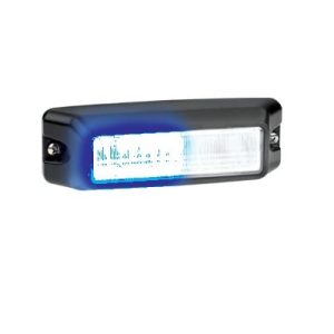luz auxiliar de 12 led, en color azul claro, con mica transparente