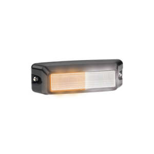 luz auxiliar de 12 leds, en color claro Ámbar, con mica transparente