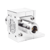 protector coaxial rf de cd para 125 1000 mhz con ceja lateral y conectores n hembra en ambos lados, 50 Ω