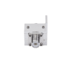 protector rf coaxial contra descargas atmosféricas para 1.5 a 700 mhz con ceja lateral y conectores uhf hembra