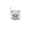 protector rf coaxial contra descargas atmosféricas para 1.5 a 700 mhz con ceja lateral y conectores uhf hembra