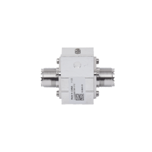 protector rf coaxial contra descargas atmosféricas para 1.5 a 700 mhz con ceja lateral y conectores uhf hembra