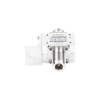 protector rf coaxial para 125 a 1000 mhz con ceja frontal con conectores n hembra en ambos lados, 50 Ω