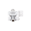 protector rf coaxial para 125 a 1000 mhz con ceja frontal con conectores n hembra en ambos lados, 50 Ω