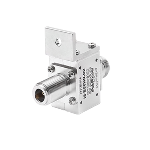 protector rf coaxial para 125 a 1000 mhz con ceja frontal con conectores n hembra en ambos lados, 50 Ω