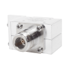 protector rf coaxial para 10 1000 mhz de ceja frontal y conectores n hembra en ambos lados, 50 Ω