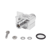 protector rf coaxial para 10 a 1000 mhz con ceja frontal con conectores n macho y n hembra, 50 Ω