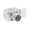 protector rf coaxial para 10 a 1000 mhz con ceja frontal con conectores n macho y n hembra, 50 Ω