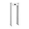arco detector de metales de 12 zonas con pantalla lcd de 7" / conteo de personas y alarmas / ajuste de sensibilidad e interferencias
