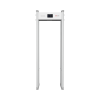 arco detector de metales de 12 zonas con pantalla lcd de 7" / conteo de personas y alarmas / ajuste de sensibilidad e interferencias