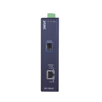 convertidor de medios industrial ethernet rj45 10g/5g/2.5g/1g/100m a sfp+ 10gbase x convertidor de medios industrial ethernet rj45 10g/5g/2.5g/1g/100m a sfp+ 10gbase x