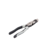 pinza híbrida con ponchadora de 8". pela cable sólido de 10 14 awg y cable trenzado de 12 16 awg