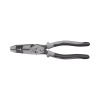 pinza híbrida con ponchadora de 8". pela cable sólido de 10 14 awg y cable trenzado de 12 16 awg