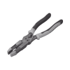 pinza híbrida con ponchadora de 8". pela cable sólido de 10 14 awg y cable trenzado de 12 16 awg