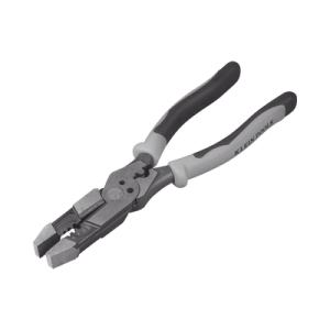 pinza híbrida con ponchadora de 8". pela cable sólido de 10 14 awg y cable trenzado de 12 16 awg