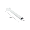 brazo de aluminio para luminario publico / para instalación en pared.