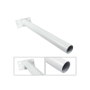 brazo de aluminio para luminario publico / para instalación en pared.