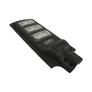 luminaria con panel solar y sensor de movimiento de 120 w/ luz 6 500 k / dimensiones 625 x 240 mm / Ángulo de luz 120°.
