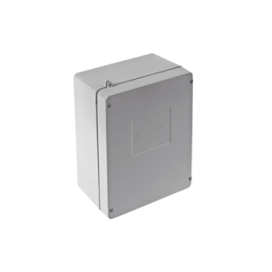 caja de unión de aluminio sin orficios.