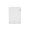 caja de pared superficial, uso universal con placas de pared, con cinta adhesiva, color blanco mate