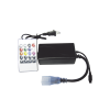 adaptador de manguera con control remoto para manguera rgb.