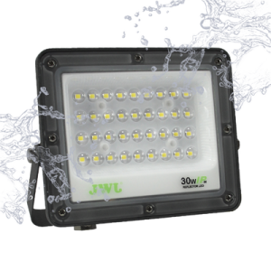 reflector tipo lupa 30 w / flujo luminoso 3 000 lm / 110 240 vca~ 60hz / dimensiones 150 x 125 x 22 mm / uso en exterior ip66.