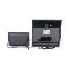 reflector de 200 w con panel solar / batería 3.2 v cd / t.c.c. 6 500 k / ip65.
