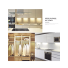 luminario led tipo regleta / 572 x 24 x 24 mm / 127 vca / luz blanca 6 500 k / 900 lm / 9w