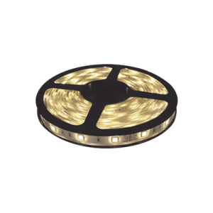 tira led de 5 m / cálido / uso exterior / potencia 22 w / 900 lm/ 12 v cd / ip 65.